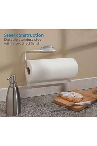 STOREMAX Network Forma Paper Towel Holder, Stainless Steel Silver Art 1087243