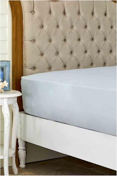 STOREMAX Muartshop Home Dark Gray 100% Cotton Plain Sheet 160 cm X 240 cm 871301