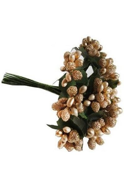 STOREMAX MUARTSHOP Οι ευλογίες μου - Τεχνητό λουλούδι Golden Flower Cipso 1 Μάτσο 871301