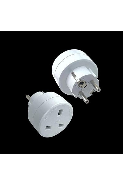 STOREMAX Bystoreby British Female to Turkish Male Plug Travel Adapter Converter Socket Converter Newd