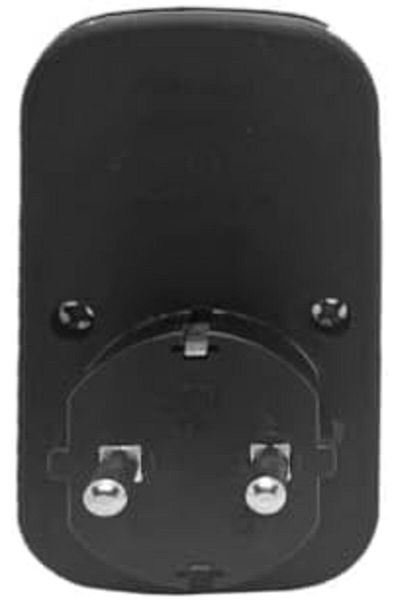 STOREMAX Buymxx Single Black Switched Surge Protected Plug Socket - Shock Protected Socket Desiny 1082424