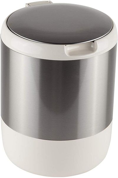 STOREMAX Muartshop Pacific Lid Trash Can, 3Lt, 15.5X20 Cm, Beige 871301