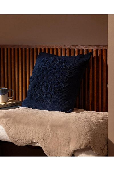 STOREMAX Sellbuystore Coco Riquewihr Throw Pillow Case - Navy Blue - 45X45 cm 1053513