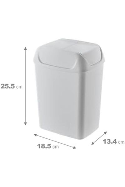 STOREMAX Muartshop Svingi Garbage Bin 5 Lt White 871301