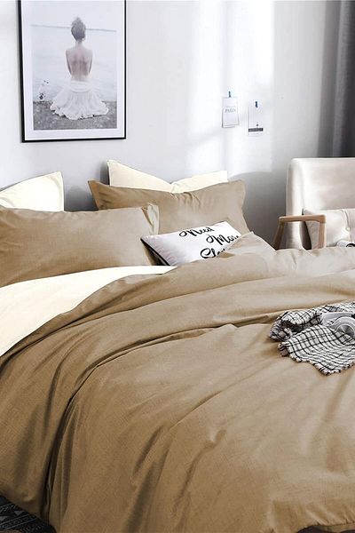 STOREMAX Bystoreby Turca Double Ranforce Double Sided Duvet Cover Set - with Elastic Sheets -Kre