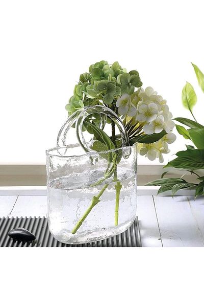 STOREMAX MUARTSHOP STUDIO Διακοσμητικό γυάλινο βάζο σε σχήμα τσάντας Gb001-TR 871301