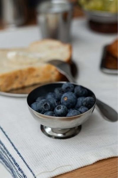 STOREMAX & Stone Metal Short Leg 8.5 cm Breakfast Dessert Cookie Decorative Presentation Bowl