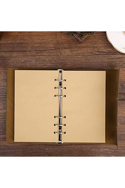 STOREMAX Muartshop Retro Vintage Leaf Notepad, Classic Pu Leather Cover, Travel Notebook, Trl Journal, g