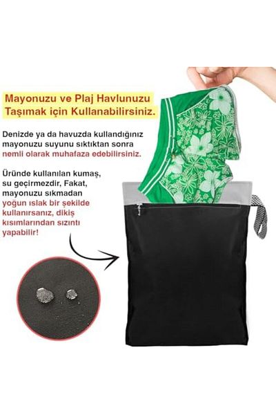 STOREMAX Laundry Bag, Swimsuit Bag, Travel Organizer, Dirty Laundry Bag, Suitcase Interior