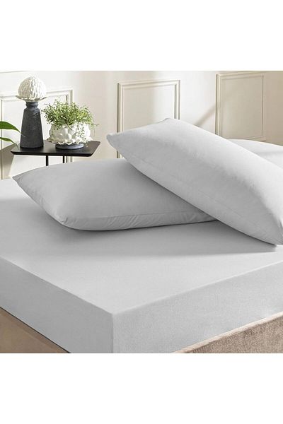 STOREMAX Mrttnca Cotton Rf Plain Basic Sheet Gray Single Trndymrt 1087243
