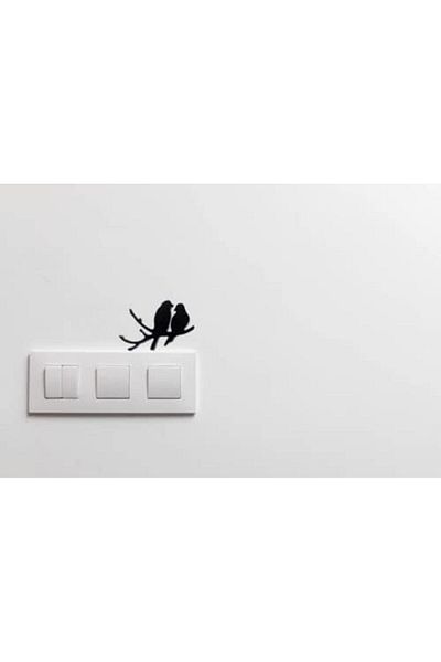 STOREMAX Network Sided Use Suitable Birds on a Branch Wall Sticker Art 1087243