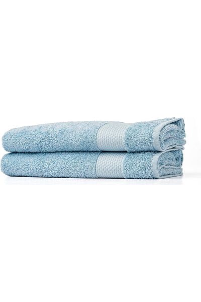STOREMAX Muartshop. |   Minerva | 100% Natural Cotton 2-Piece Towel Set Blue 871301