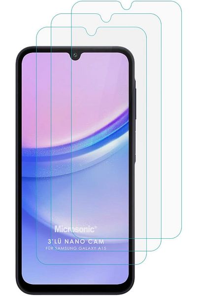 STOREMAX srhtDS Galaxy A16 واقي شاشة زجاجي نانو (عبوة من 3 قطع) [متوافق مع هاتف Galaxy A16