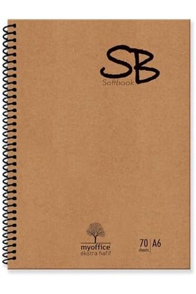 STOREMAX MU-ARTSHOP SB A6 Εξαιρετικά ελαφρύ σπειροειδές σχολικό σημειωματάριο Kraft Κάλυμμα 140 Σελ. ΡΙΓΕΣ 70 Υπ. tnca 8713