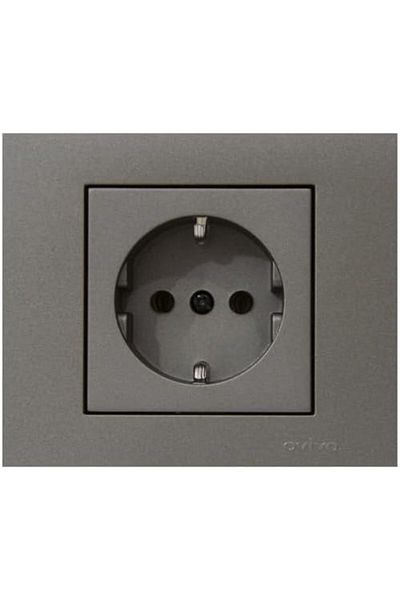 STOREMAX Svticaret Grano Metallic Anthracite Grounded Socket Mhm 1053513