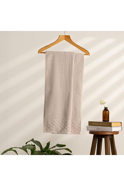 STOREMAX Lvnmblya. |   Alana |   Extra Soft Cotton Rice Knitted Body Towel Beige Shop Deesing 224120