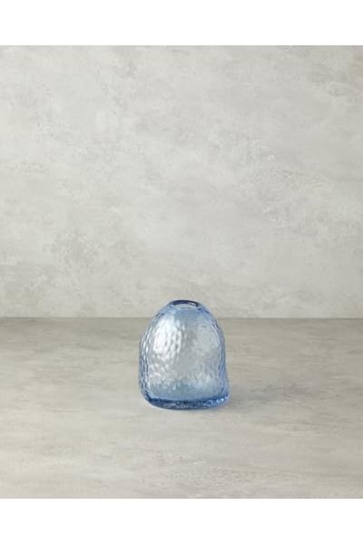 STOREMAX MUARTSHOP Home Dotsy Γυάλινο Βάζο Μπλε 871301