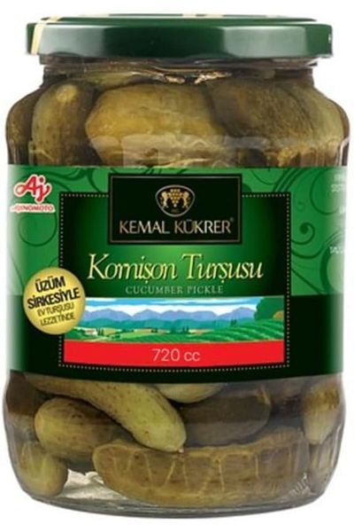 STOREMAX Ntwork Kükrer Cornishon Pickle No:2 Glass Jar 720 Cc Art 1087243