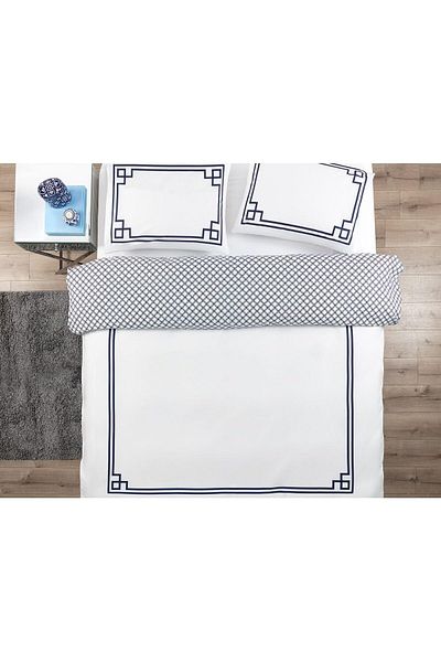 STOREMAX Muartshop Coco Alher Double Duvet Cover Set, Navy Blue, 200 X 220 871301