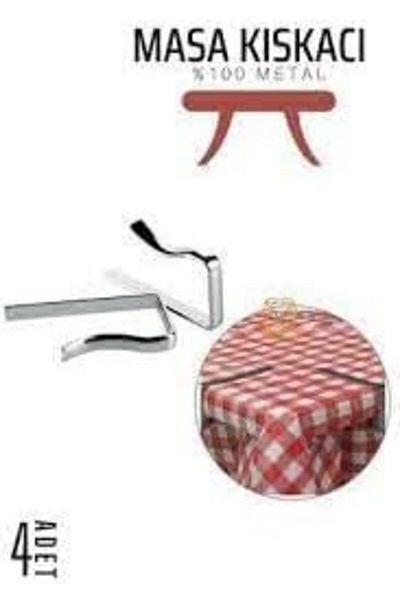 STOREMAX Feyza Yapi Table Cover Latch Metal 8 Pieces