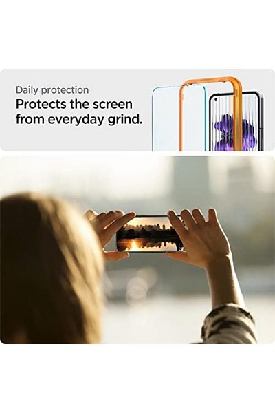 STOREMAX Nazirashop Nothing Phone (1) Glass Screen Protector Easy Installation Glas.Tr Alignmaster (2 Pcs) - Agl0544