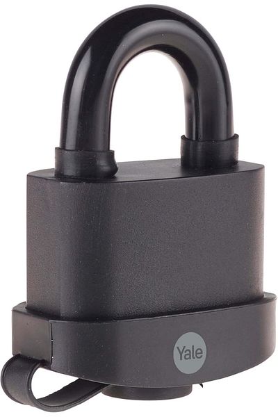 STOREMAX Bystoreby Y220B/61/123/1 - 61mm Pvc Coated Marine Padlock - High Protection - Double Locking -