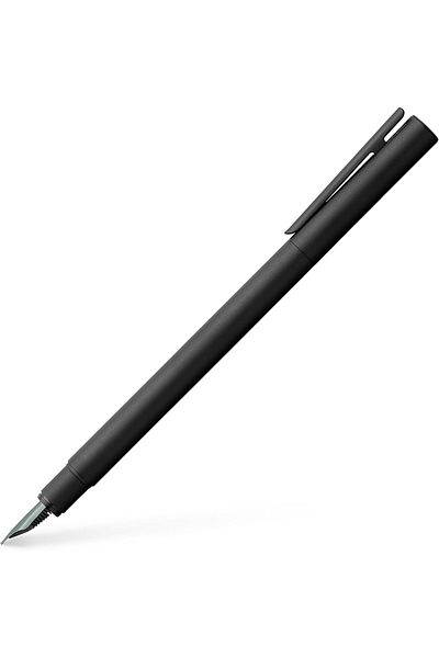 STOREMAX Ntwork 342300 - Fountain Pen Neo Slim, Nib M, Metal Black, Matte, 1 Piece Art 1087243