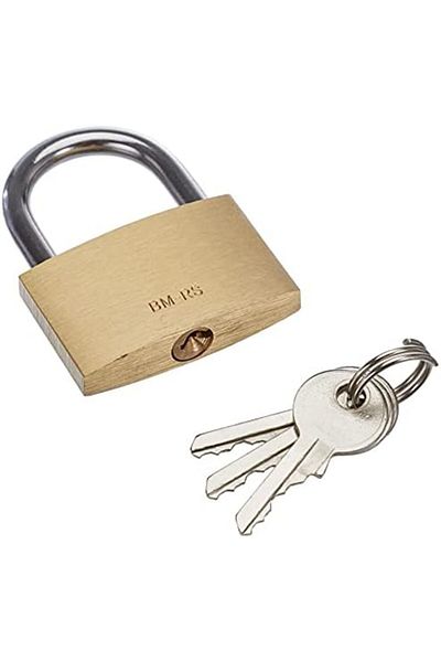 STOREMAX Lvnmblya Man 413/40, Brass Padlock, 40mm, Yellow Shop Deesing 224120
