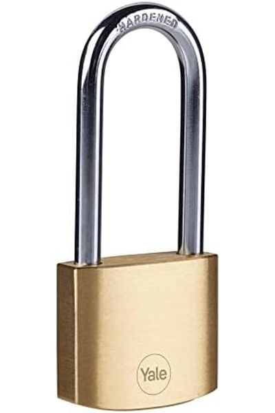 STOREMAX Bystoreby Y110B/30/147/1 - 30mm Brass Padlock (Long Ring) - High Protection - Hardened