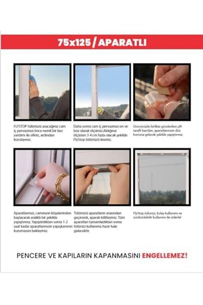 STOREMAX srhtDS Luas Παράθυρο Fly Screen, Μονόφυλλο Λευκό Τούλι Fly Screen, Κουνουπιέρα, Στήριγμα Εντόμων Μύγας