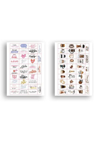STOREMAX Bystoreby Color Sticker Book 756 Pcs Color Sticker Bang Newdesing 646268