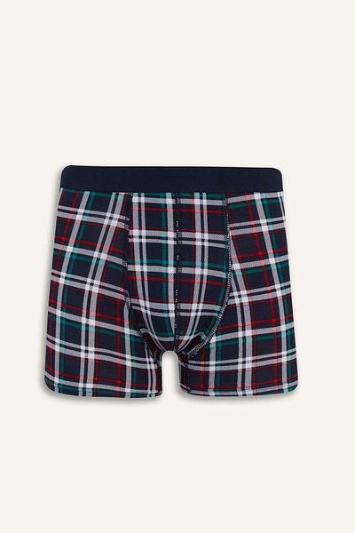 DeFacto Regular Fit Checkered 3-Piece Boxer B7794Ax25Sp