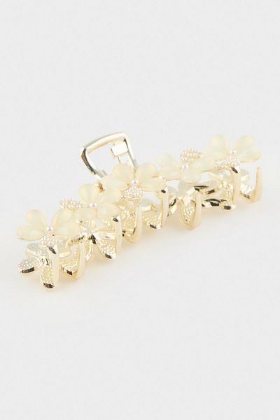 DeFacto Women's Gold Floral Latch Buckle E8869Axns