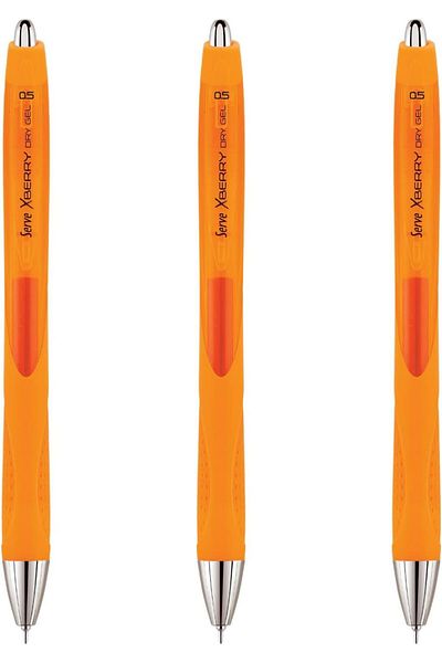 STOREMAX Bystoreby Xberry Gel Pen 05mm Needle Uc Orange 05 Set of 3 Newdesing 646268