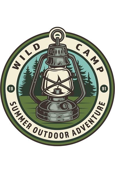 STOREMAX Bystoreby Accessory Off Road Camping Adventure Camping Lantern Off Road Sticker 14 X 13,5 cm Newdesing 646