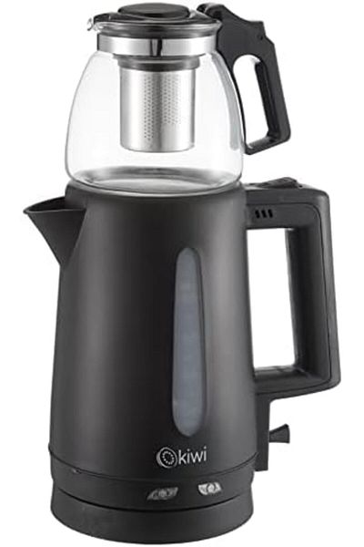 STOREMAX Jvnnastore Ktm-2907 Tea Maker, 1.8 L Kettle and 0.9 L Infuser Capacity, Black Trendyfr 646