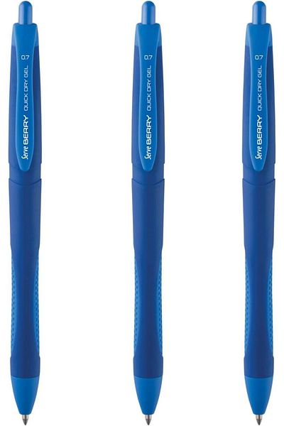 STOREMAX Bystoreby Gel Pen Berry 07 Dark Blue Set of 3 Newdesing 646268
