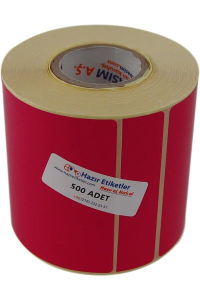 STOREMAX Muartshop Labels , Ready to Go Get It Pp Opaque Color Label 90mm X 90mm 500 Pieces in a Roll 40mm Ku