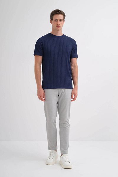 Cazador Ανδρικό μπλουζάκι Navy Blue 4051