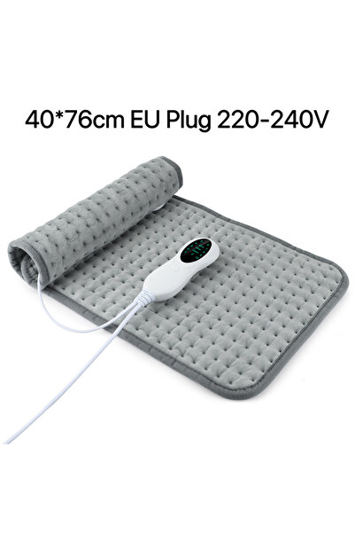 Choice 40X76cm EU Plug Electric Heating Pad Home Thermal Blanket Multi-functional Adjustable Timing Cushion
