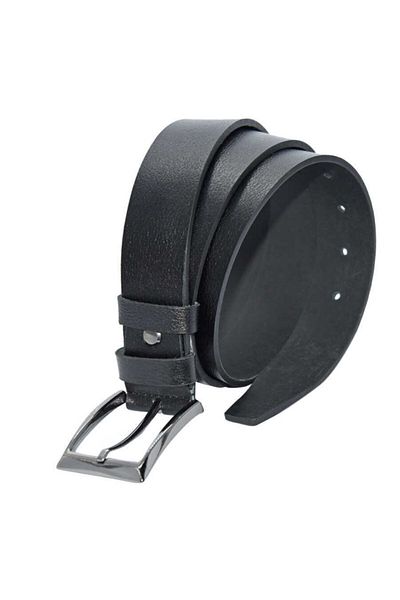 Süzer Deri 3.5 cm Buckle 100% Genuine Leather Waiter Boy Child Belt Black