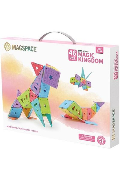Magspace Set de constructie magnetic Magspace - Magic kingdom