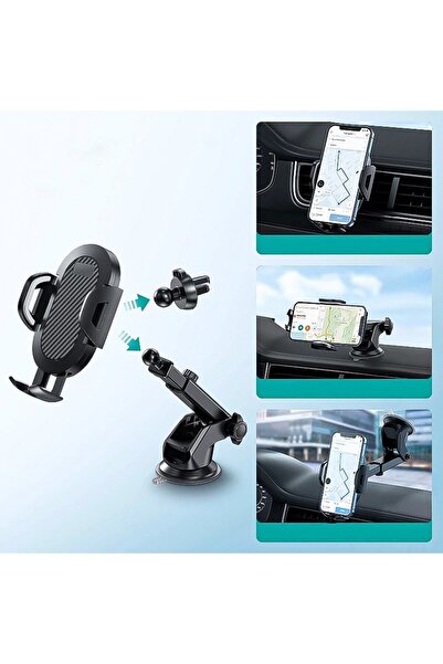 ELSE NIPPON Uzatılabilir Vantuzlu Ön Cam Için Araç Içi Telefon Tutucu - Tek T...