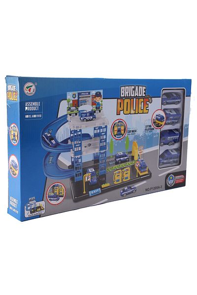 Interaktivna Brigade Police Playset - Police Station with Parking Lot