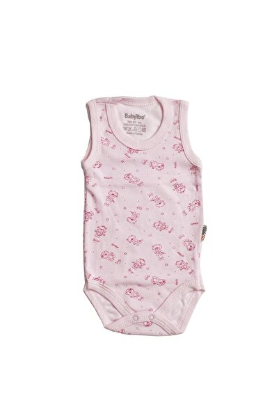 bebegen Pink Patterned Animal Hanging Bodysuit