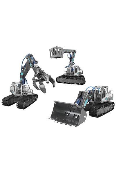 Interaktivna STEAM X Construction Set - 3 In 1 Hydraulic Bulldozer
