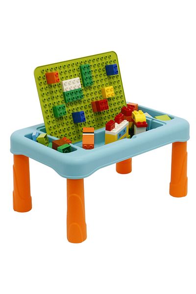 Mappy Mappy construction table and cubes set