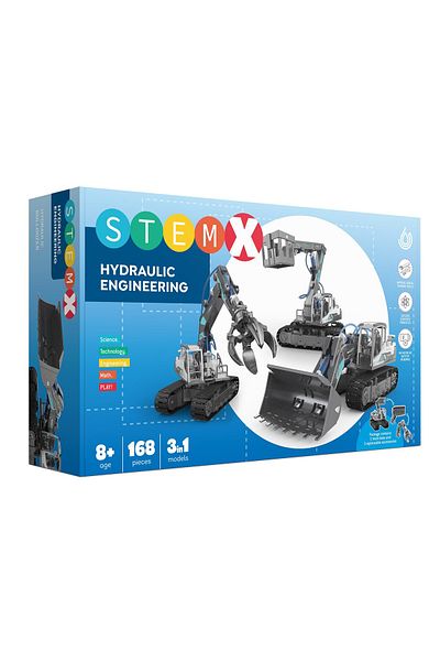 Interaktivna STEAM X Construction Set - 3 In 1 Hydraulic Bulldozer