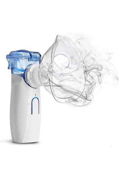 fulina Portable handheld nebulizer,vibration mesh technology,2 modes,mesh atomization,with batteries,white