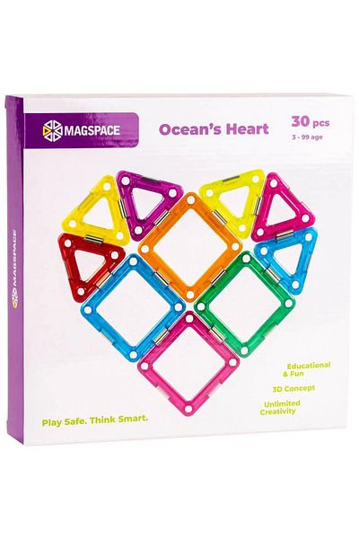 Magspace Set de constructie magnetic Magspace - Ocean's Heart